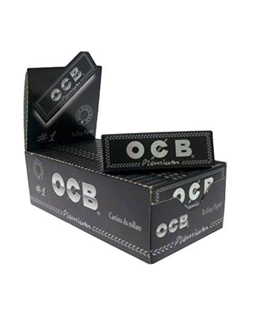 χαρτάκια ocb regular black συσκευασία